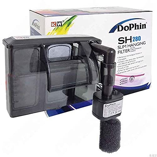 Dophin SH-280 Aquarium Hang On Filter | Power : 3.8 W | Flow : 280 L/H