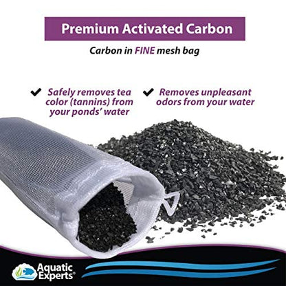 PetzLifeWorld Granular Activated Carbon with Net Bag for Aquarium Filter Media
