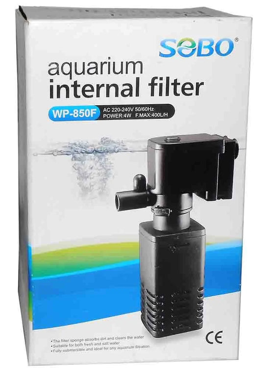 Sobo Aquarium Internal Filter (WP-850F | 4W | 400 L/H)