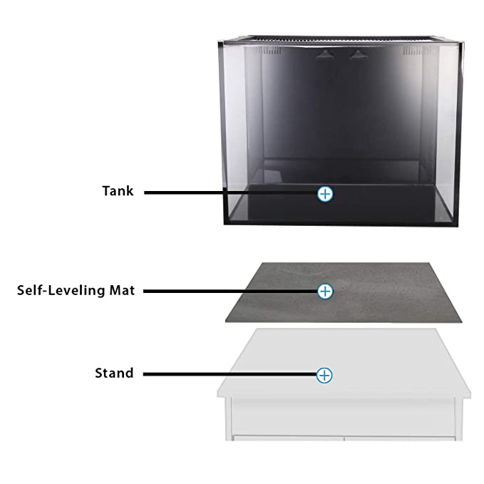 Petzlifeworld Aquarium Safety Base Rubber Mat for Aquarium Fish Tank (45CM*45CM)