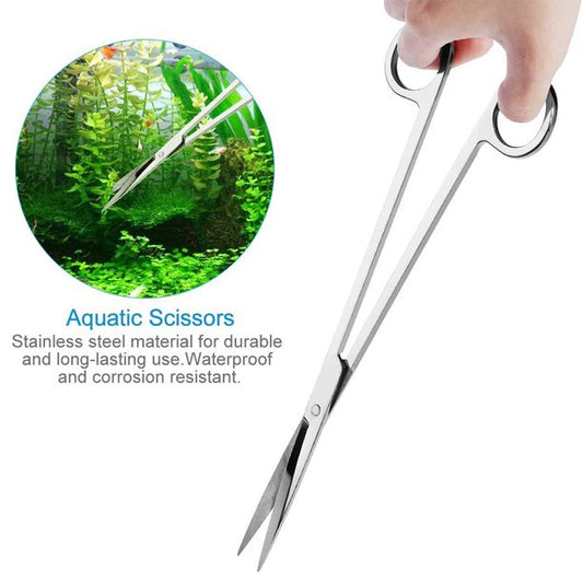 Aquarium Plant Scissor | STRAIGHT | 27 CM | Stainless Steel