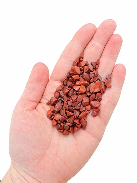 PetzLifeWorld Natural Red Japer Chips for Aquarium Fish Tank Decoration Medium Size Chips (4-6) mm