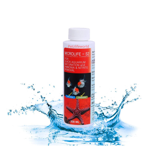 Aquatic Remedies Micro Life S2 Beneficial Bacteria Liquid Bacterial Suspension for Quick Aquarium Maturation and Ammonia and Nitrite Removal