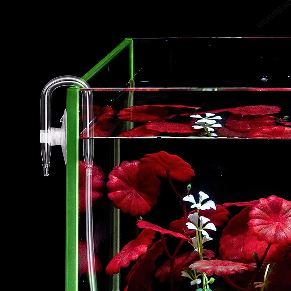 PetzLifeWorld Aquarium Fish Tank Transparent U Bend for O2 and Co2 Tube | Helps Tube not to Bend
