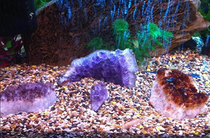 PetzLifeWorld Natural Red Japer Chips for Aquarium Fish Tank Decoration Medium Size Chips (4-6) mm