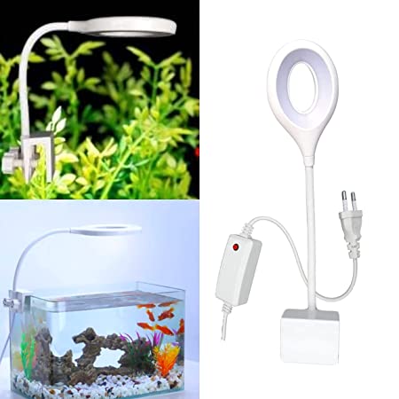 RS Electricals Aquarium LED Fish Tank Light, Bowl Light 360 Degree Flexible Twist Holding Rod Light