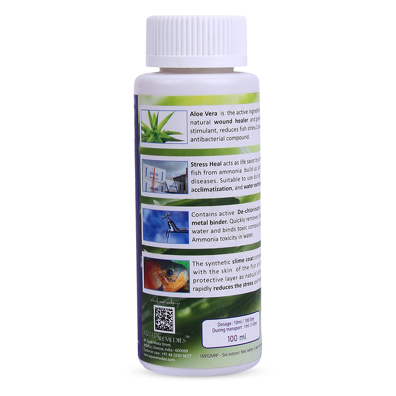Aquatic Remedies Stress Heal Aquarium Water Conditioner - PetzLifeWorld