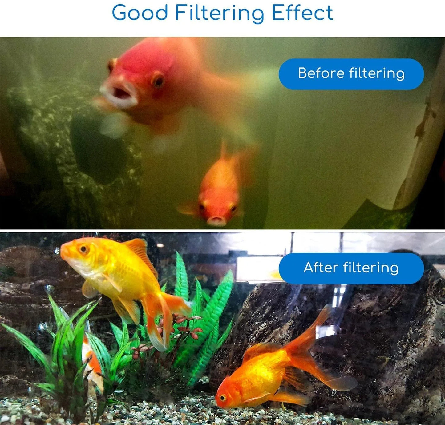 Bluepet Aquarium Fish Tank Internal Filter (BL-400F | 4W  | 400L/H)
