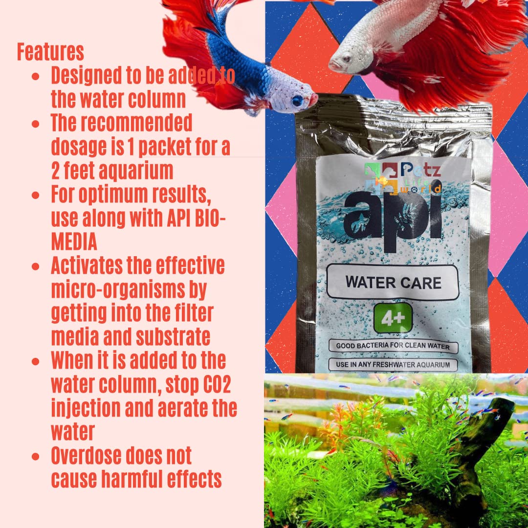 Api Fish Aquarium Products India (API) Water Care 4 Plus | Beneficial Bacteria ...