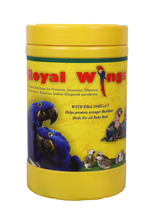 Star Farms Royal Wings Baby Bird Hand Feeding Formula with DHA Omega 3, 500g