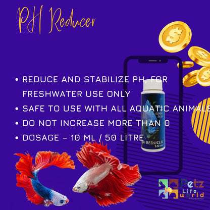 Aquatic Remedies pH Reducer, 100ML | Reduces and Stabilizes the pH.