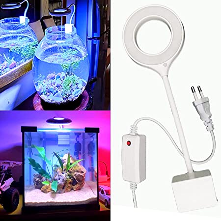 RS Electricals Aquarium LED Fish Tank Light, Bowl Light 360 Degree Flexible Twist Holding Rod Light
