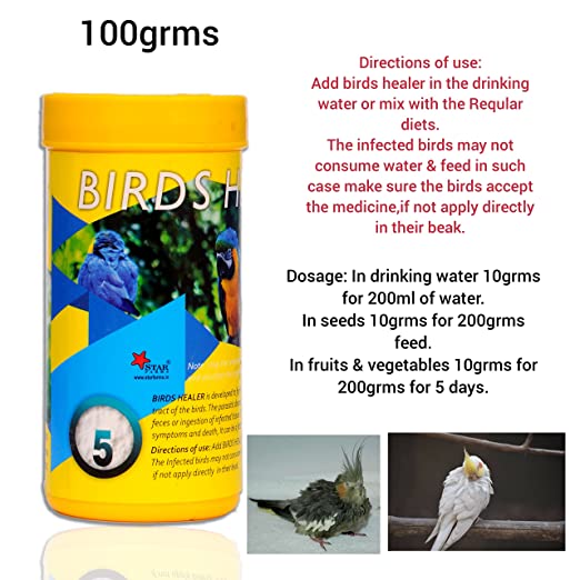 Star Farms Birds Healer Health Supplements For Pet Birds - 100g
