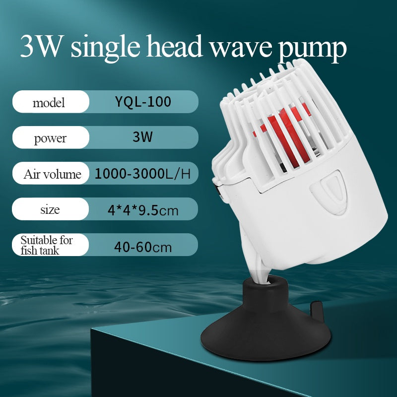 YEE YQL-100 Silent 3W Single Head Mini Aquarium Wave Maker Pump