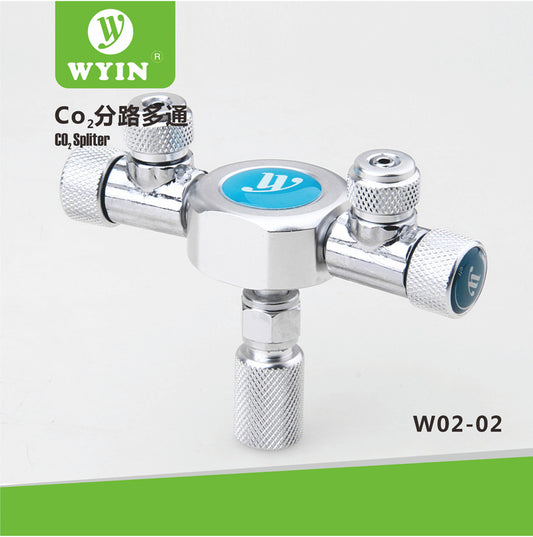 WYIN Stainless Steel Aquarium Multi WAY CO2 Splitter Valve - PetzLifeWorld