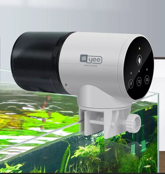 YEE YSQ-730 Three Mode (8Hr, 12Hr, 24Hr and Manual) Automatic Smart Electronic Timer Fish Food Feeder for Aquarium Fish Tank
