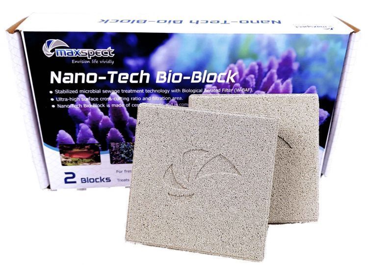 Maxspect Nano Tech Bio Block | 2 Blocks Aquarium Filter Media