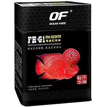 Ocean Free FH-G1 Redsyn Flowerhorn Fish Food,120g - PetzLifeWorld