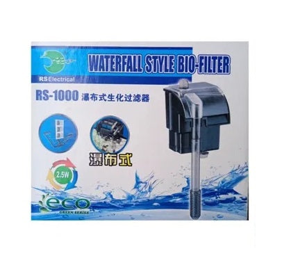RS Electricals RS-1000 Aquarium Hang on Filter | Power: 2W | Flow: 600 L/H