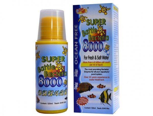 Ocean Free Super Battle Bacteria(8000)-120ml - PetzLifeWorld
