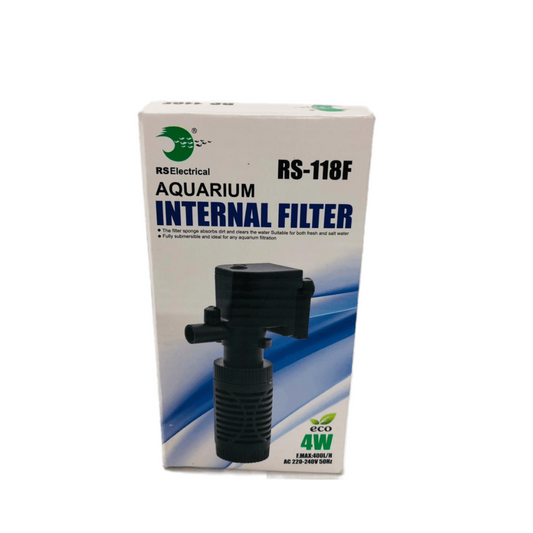 Rs Electricals Rs -118F Aquarium Internal Power Filter Power: 4 watts Output: 400 L/H Power Aquarium Filter