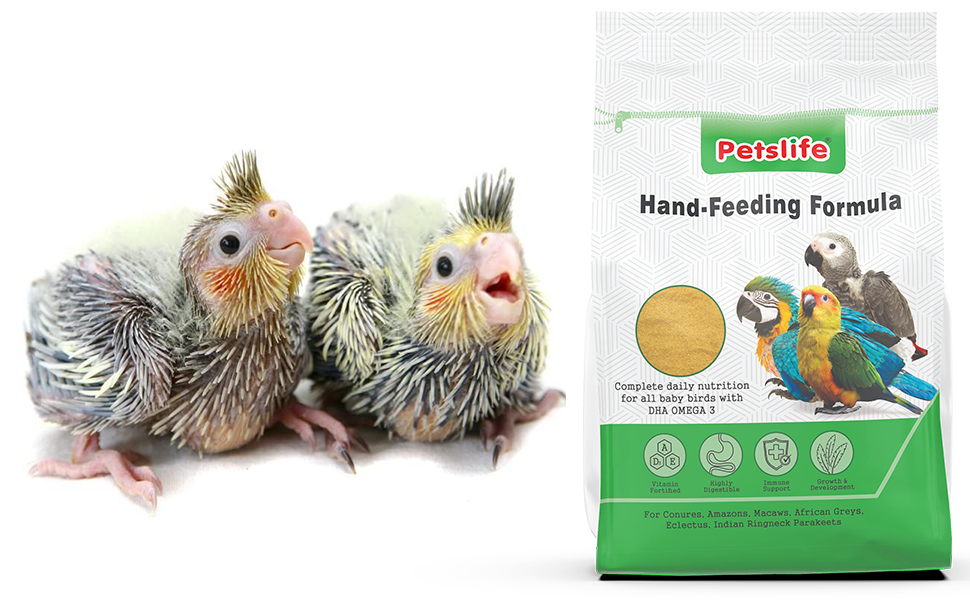 Petslife Birds Hand Feeding Formula - Made in India | Best Baby Birds Food - PetzLifeWorld