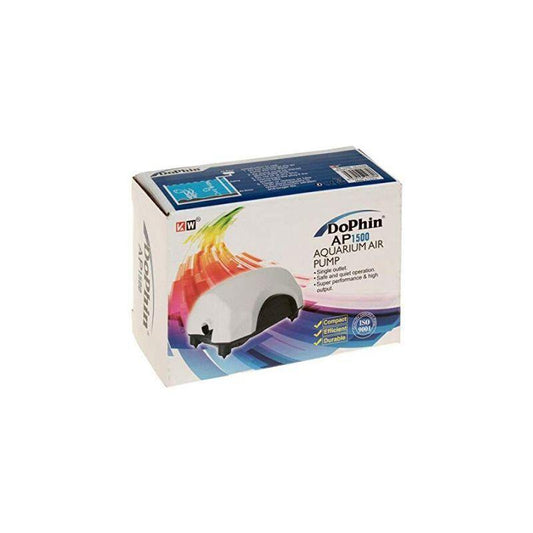 Dophin AP-1500 Aquarium Air Pump 1.9W 220-240V Pump - PetzLifeWorld