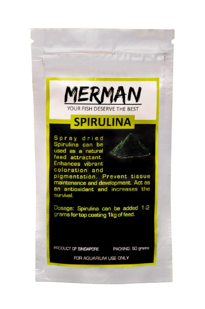 MERMAN Spirulina Fish Food-50g - PetzLifeWorld