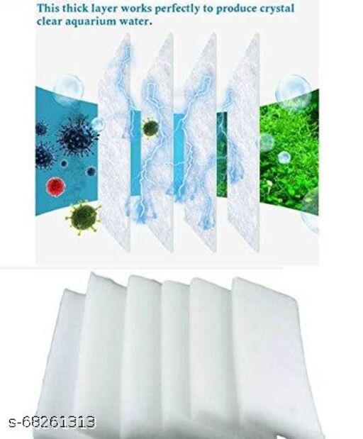 Aquarium 6 In 1 Top White Filter Sponge for Filtration