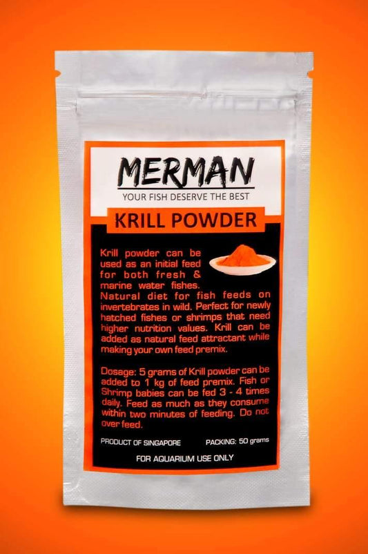 MERMAN Krill Powder Fish Food,50g - PetzLifeWorld