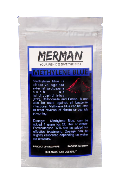 MERMAN Methylene Blue Fish Medicine-50G - PetzLifeWorld