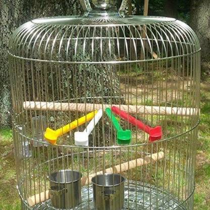 Petzlifeworld Plastic Birds Cage Standing Perches (Colors May Vary) (Pack of 5)